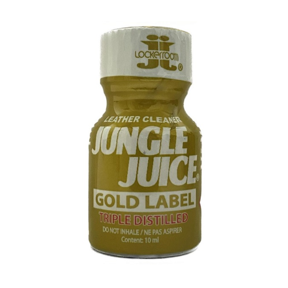 Jungle Juice Gold Label 10ml Poppers glass bottle- Unleash Your Desires